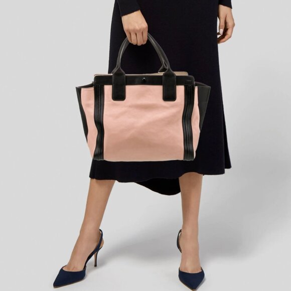 Chloé Alison Top Handle Leather Bag - Picture 2 of 16